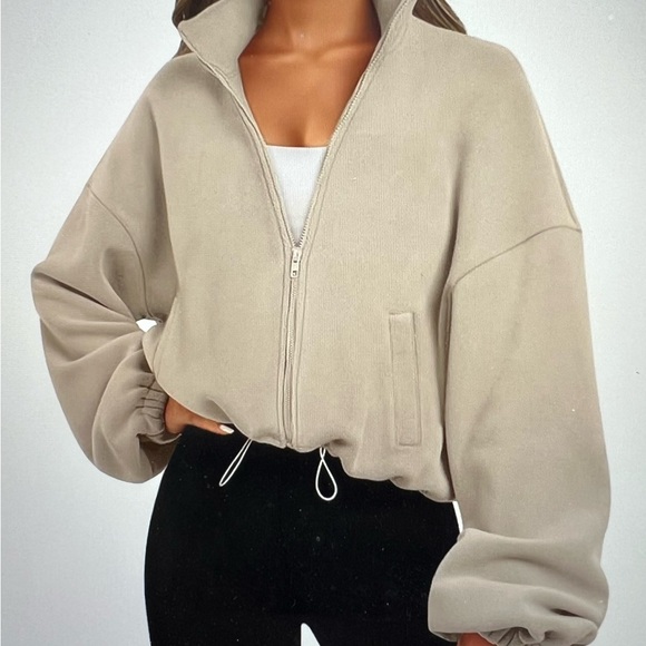 Jackets & Blazers - Fleece Sweatshirt